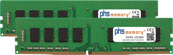 Produktbild PHS-memory 64GB (2x32GB) Kit RAM Speicher für Gigabyte GA-B150M-DS3P (rev. 1.0) DDR4 UDIMM 2666MHz PC4-2666V-U (Gigabyte GA-B150M-DS3P (rev. 1.0), 2 x 32GB)