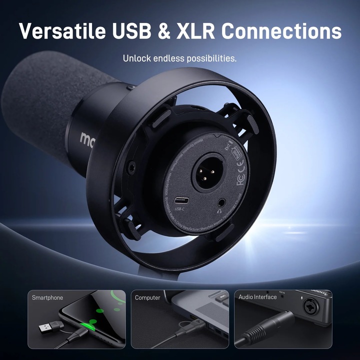 Actual product image Maono PD300X Microphone