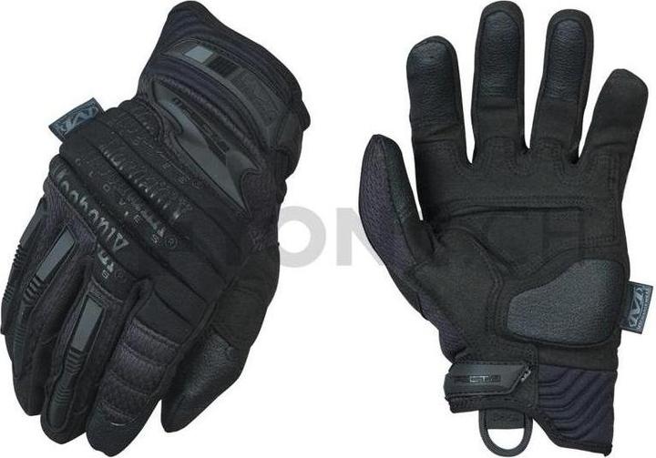 Actual product image Mechanix Wear Gloves Mechanix M-Pact® 2 Covert black size 8 / s. Velcro, TrekDry®, faux leather, palm, tooth, fing (8, S)