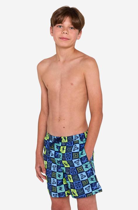 Produktbild Olaian Boardshorts Surfen Jungen mit Taschen 100 Surfallday mehrfarbig