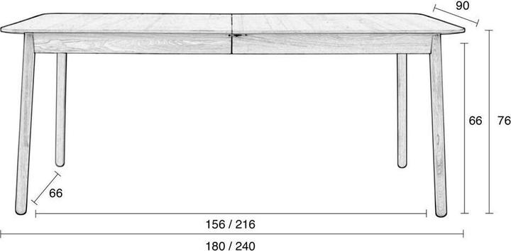 Immagine prodotto Zuiver Glimps (180 x 90 x 76 cm)