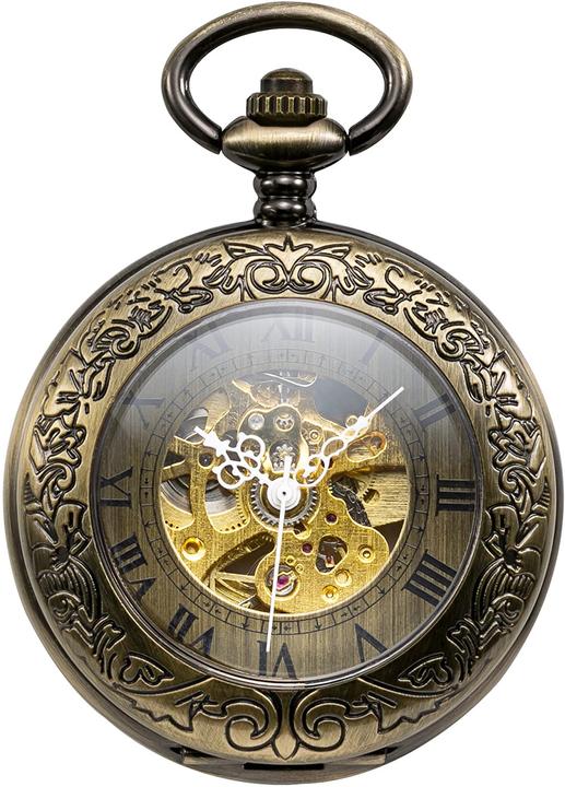 Produktbild Treeweto Unisex Taschenuhr mit Kette (Taschenuhr, 45 mm)