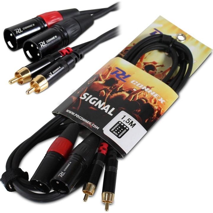 Immagine prodotto PD Connex 2in1 (1.50 m, Cavi XLR, Cavo Cinch)