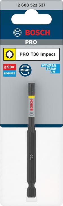 Productafbeelding Bosch Professional Zubehör PRO Torx Slagmoerbeitel, T30, 90 mm