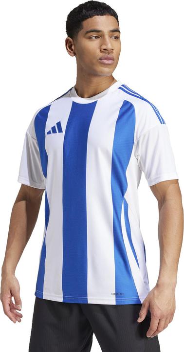 Produktbild No Name Koszulka męska adidas Striped 24 Jersey biało-niebieska IW2144 S (S)