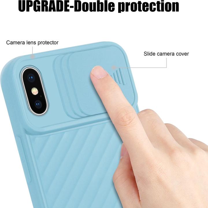 Actual product image Cadorabo TPU cover with camera protection (Apple iPhone XS Max)