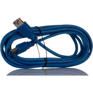 Rs Pro USB-Kabel, USBA / USBA, 3m USB 3.0 Blau (3 m, USB 3.0), USB Kabel