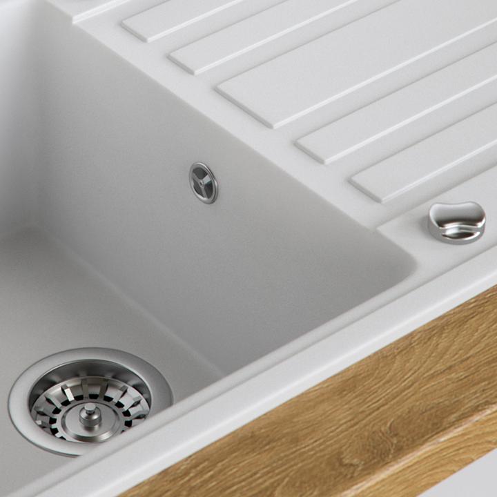 Produktbild Bergström Spülbecken (Einbauspüle, 46 cm, 76 cm)