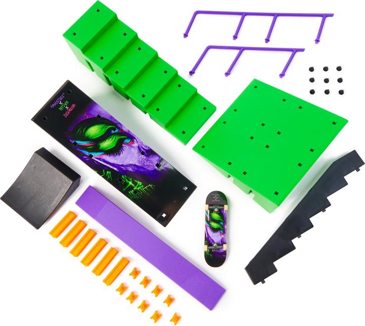 Produktbild Spin Master Tech Deck, Nyjah Rail Shredder Skatepark, X-Connect Park Creator