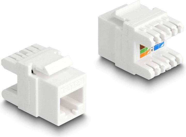 Produktbild Delock Keystone-Modul Cat.6A, werkzeugfrei, Buchse RJ-45, LSA (Keystone Modul)