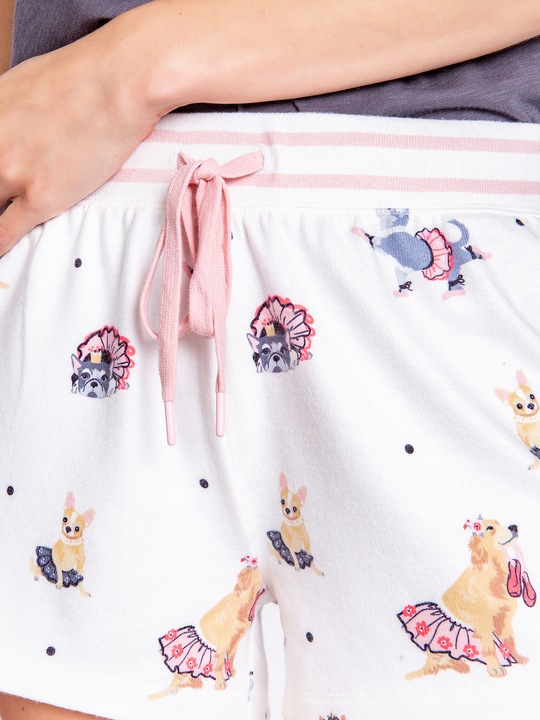 Actual product image Pj Salvage Shorts white/small patterned (XS)
