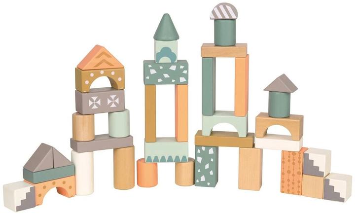 Actual product image Spielba Wooden bricks 100 pieces