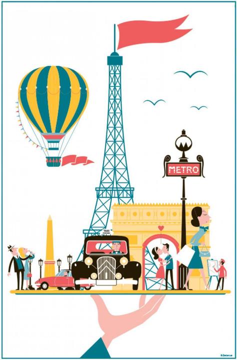 Image du produit Winkler torchon paris plateau (72 x 48 cm)
