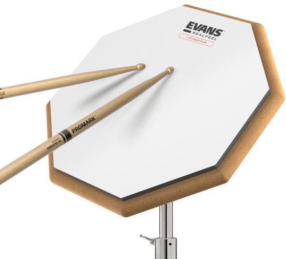 Produktbild Evans Übungspad Set RealFeel Attacktile 10 Zoll mit Schlüsselanhänger