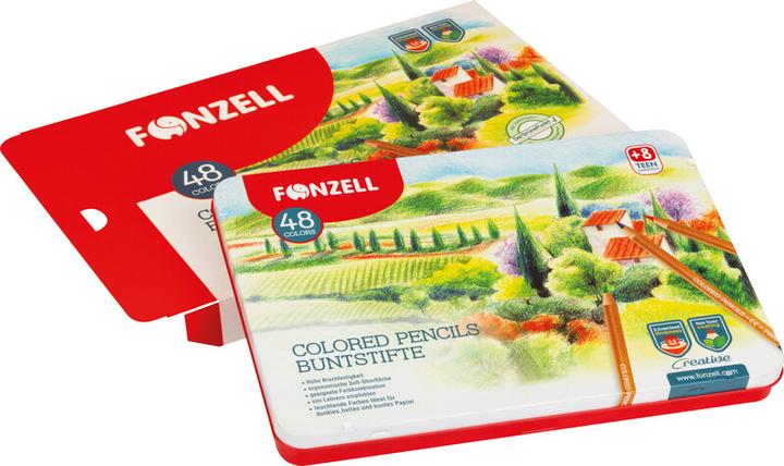 Produktbild Fonzell Farbstifte Creative in Metallschachtel (48x)