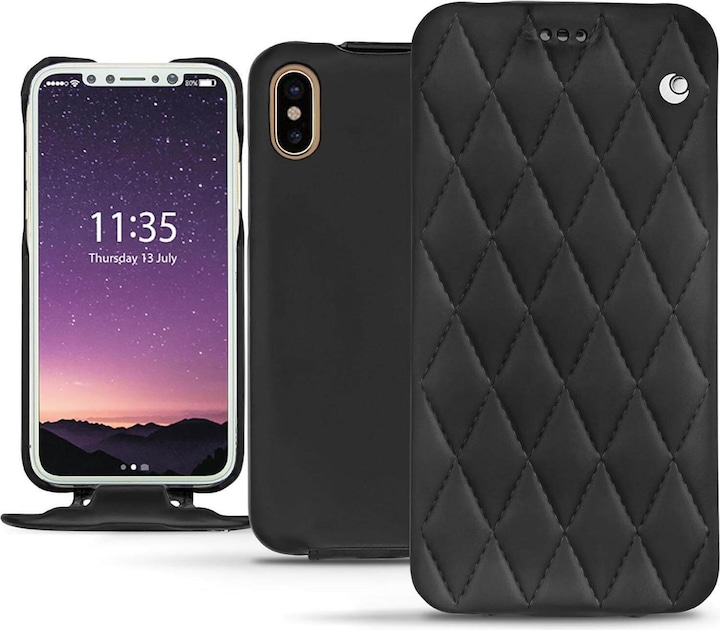 Actual product image Noreve Leather cover vertical (Apple iPhone X)
