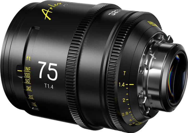 Actual product image Dzofilm Arles 75mm T1.4 FF/VV Prime Cine (Arri PL, full size)