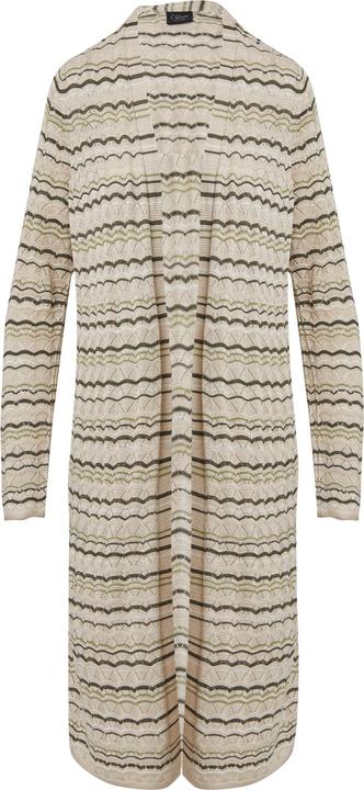 Produktbild s.Oliver Strickjacke Langer Cardigan mit Ajourmuster und Glitzergarn (32)