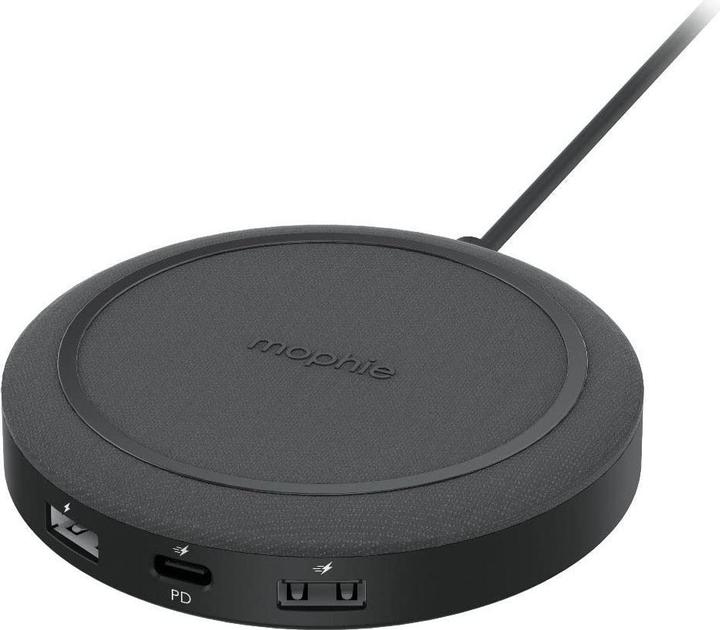 Actual product image mophie Universal Wireless Charging Hub - ładowarka do czterech urządzeń, ładowanie bezprzewodowe 10 (15 W)