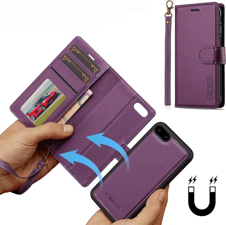 Actual product image LC.Imeeke iPhone SE / 8 / 7 - Teilbare Brieftasche 2-in-1 Handyhülle (Apple iPhone SE (3rd Gen), Apple iPhone 7, Apple iPhone 8, Apple iPhone SE (2nd Gen))