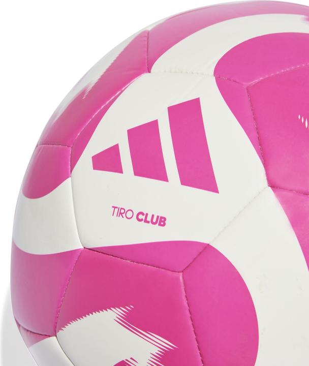 Actual product image adidas Piłka nożna Tiro Club biało-różowa HZ6913 (3) (5)