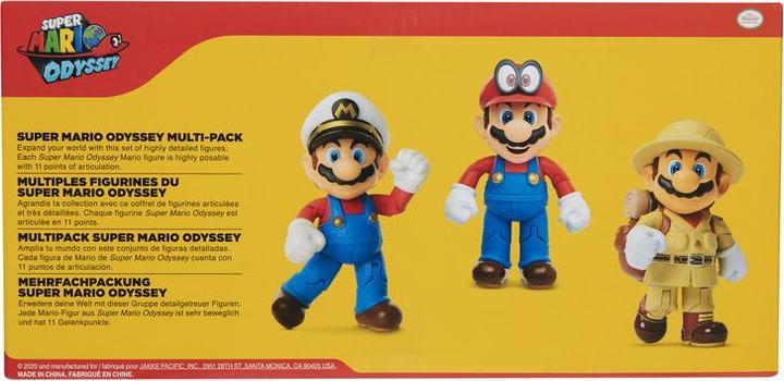 Produktbild Nintendo Super Mario Figuren 3er Set Mario Odyssey, 10 cm