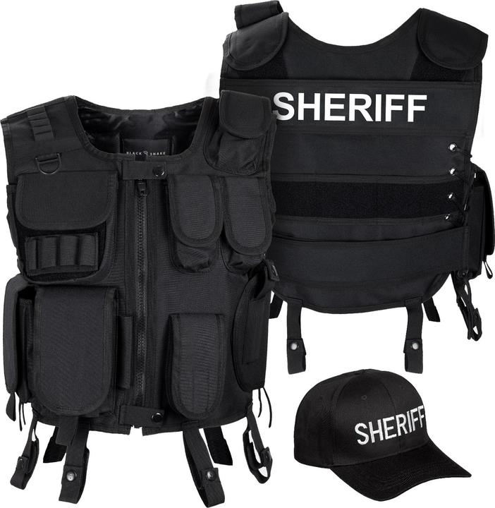 Actual product image Black Snake Costume with waistcoat and cap (M, L)