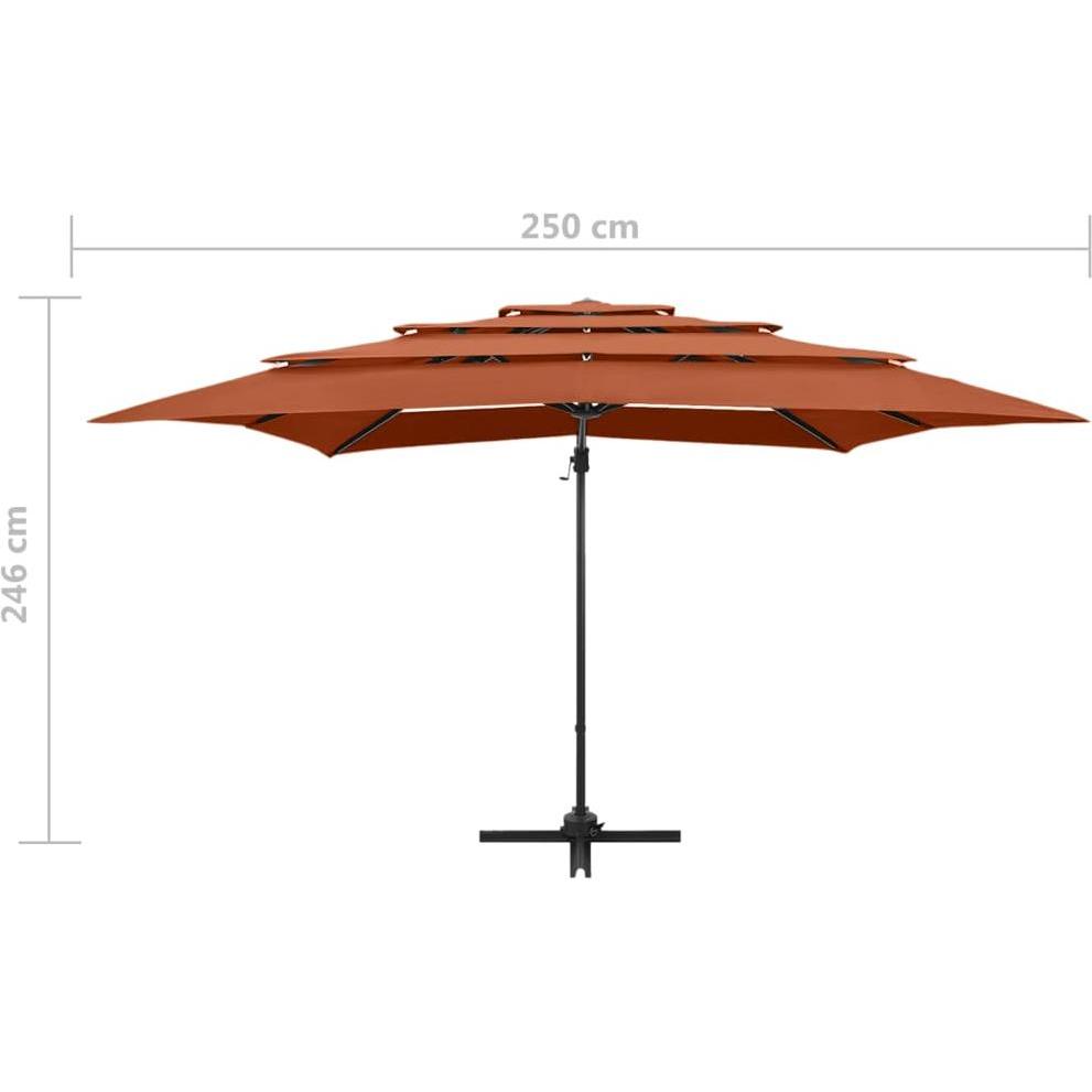 VidaXL, Sonnenschirm, Mikko (2.50 m)