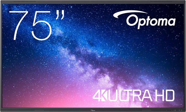 Immagine prodotto Optoma 5753RK 75 pollici 400cd/m2 UHD Interactive 4K Multi-Touch Display Android 13 Integrated Google Pl (3840 x 2160 pixel, 75")