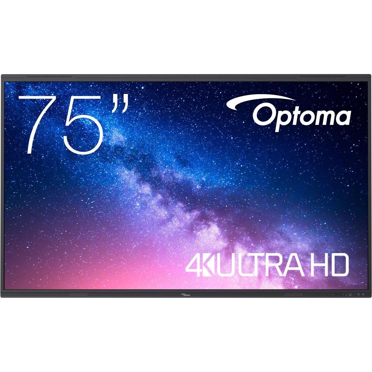 Optoma 5753RK 75inch 400cd/m2 UHD Interactive 4K Multi-Touch-Display Android 13 Integrated Google Pl (3840 x 2160 Pixel,...