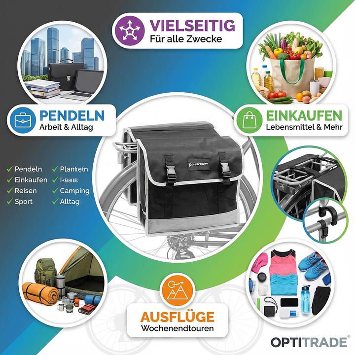 Image du produit Dunlop Sacoche de selle (26 l, Sac de selle)