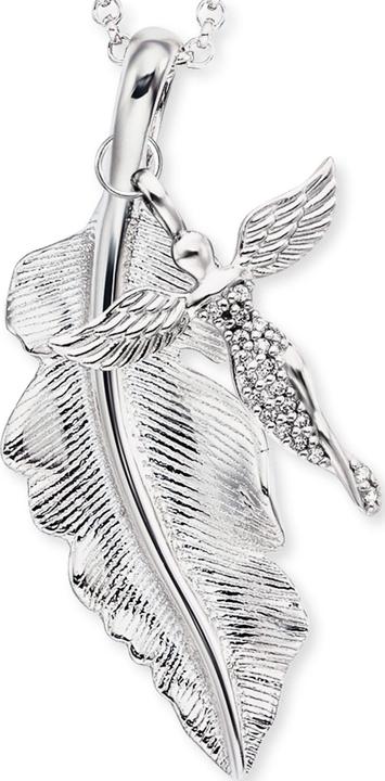 Immagine prodotto Engelsrufer Collana Piuma e Angelo (Argento 925, 50 cm)