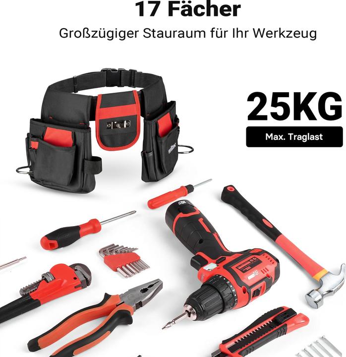 Actual product image Wiltec Werkzeuggürtel (1 Piece)