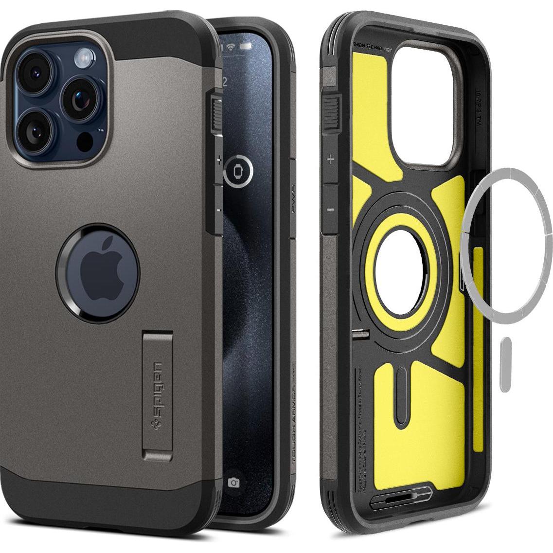 Thumbnail - Spigen ACS06593 (Apple iPhone 15 Pro Max), Smartphone Hülle, Grau