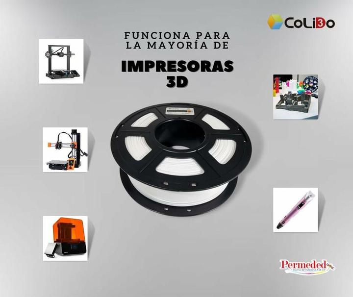 Image du produit CoLiDo Cassette de filaments 3D PLA+ noir 1.75mm 1kg (PLA+ LECTURE, 1.75 mm, 1000 g, Noir)