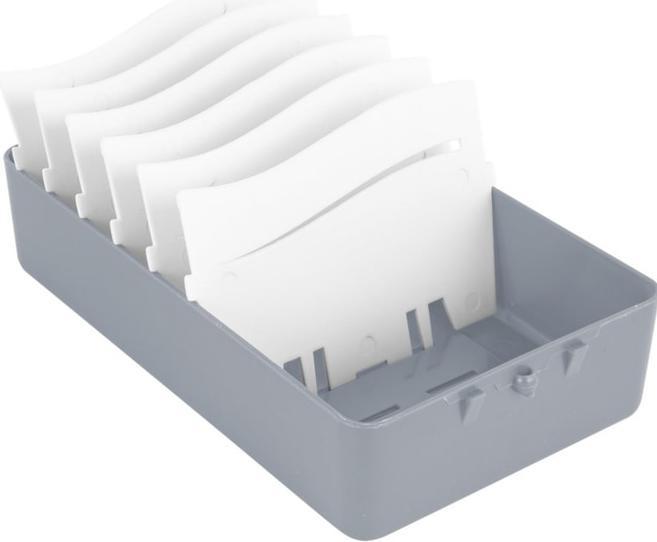 Produktbild Stylex 42667 Lern- und Karteikartenbox, DIN A7, mit 6 Registern (A7)