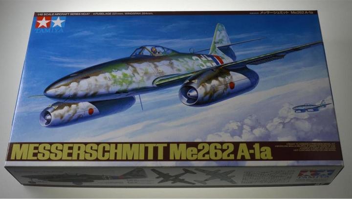 Actual product image Tamiya 1:48 WWII German Messerschmitt Me262 A-1A