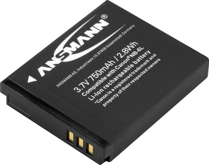 Image du produit Ansmann Batterie Canon NB-6L (Batterie de l'appareil photo)