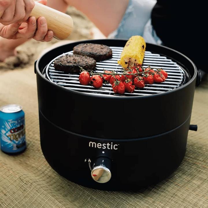 Produktbild Mestic MB-100 Mini Chef Barbecue - 31 cm - Automatische ontsteking