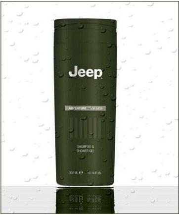 Actual product image Jeep Adventure All in One Shampoo & Shower Gel 300ml - New (Liquid shampoo, 300 ml)