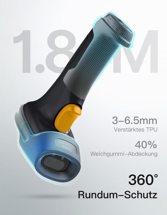 Actual product image Inateck Barcodescanner 72 black (BCST-72 black) (1D barcodes)