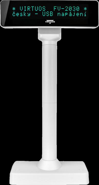 Virtuoso VFD zÃ¡k.displej FV-2030W,,USB, bälÃ