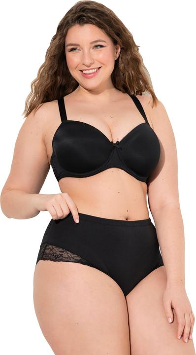 Produktbild Ulla Popken Midislips, 2er-Pack, seitlicher Spitzeneinsatz (56, 2er Pack)