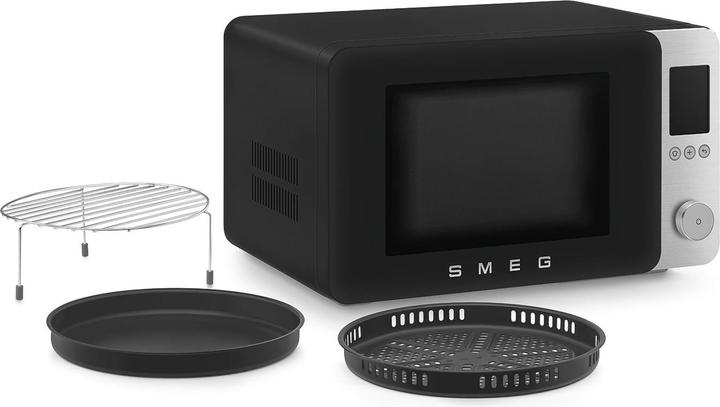 Immagine prodotto Smeg MOC02BLMEU Kombi-Tisch- Mikrowelle + Heissluft/Grill (27 l)