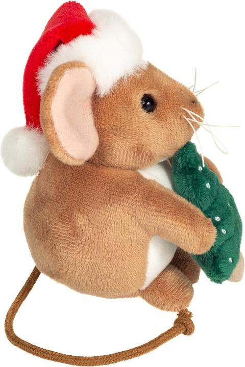 Produktbild Teddy Hermann Weihnachtsmaus m. Tannenbaum 11 cm (10 cm)