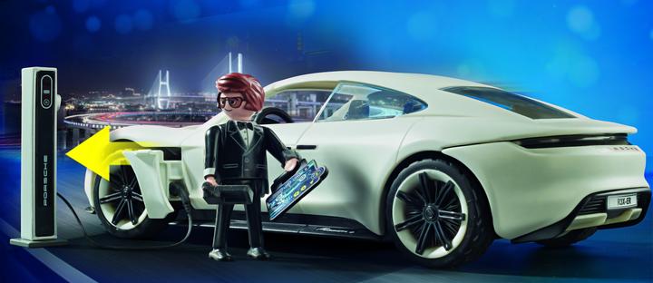 Actual product image Playmobil Rex Dasher's Porsche Mission E (70078)