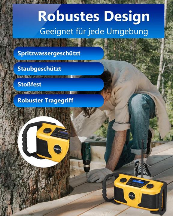 Image du produit Ueme DB-322 (jaune-noir) (DAB, DAB+ DAB)