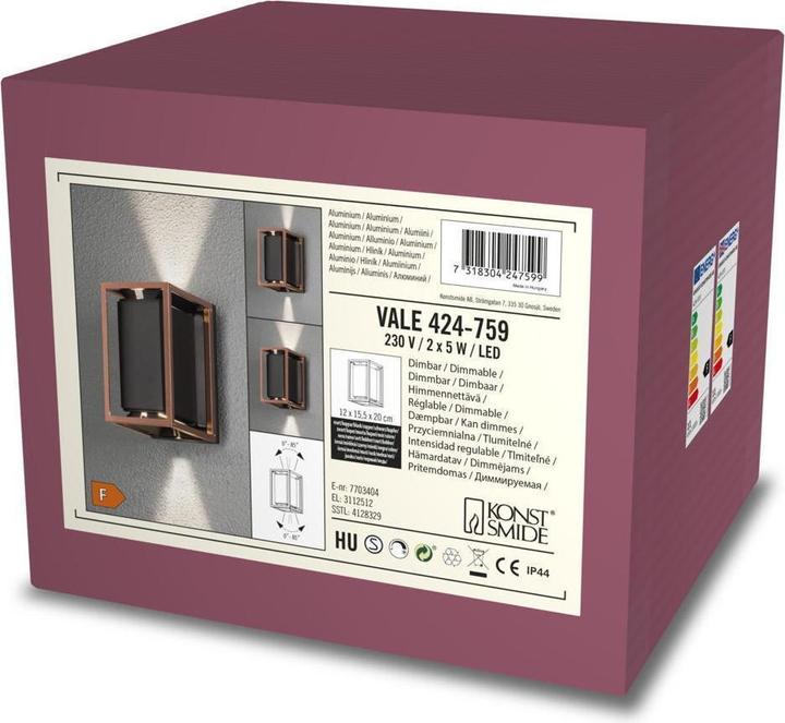 Produktbild Konstsmide Vale (1000 lm, IP44)