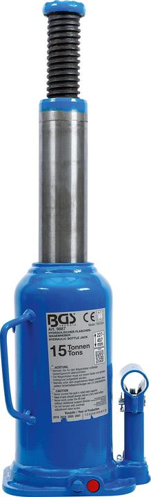 Actual product image BGS Hydraulic Bottle Jack 15 t