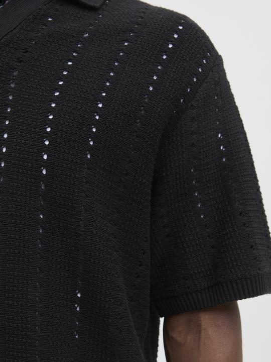 Produktbild Jack & Jones Jorparos Knit Easter Ss Crochet Polo (S)